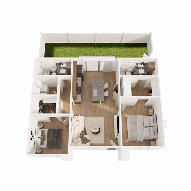 2 Bedroom 071 071 floor plan